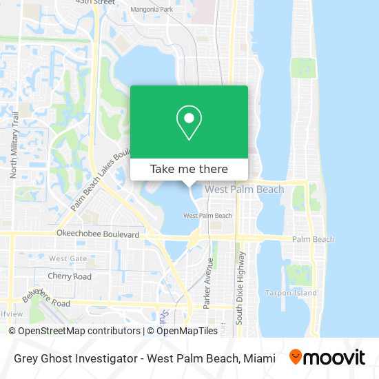 Grey Ghost Investigator - West Palm Beach map