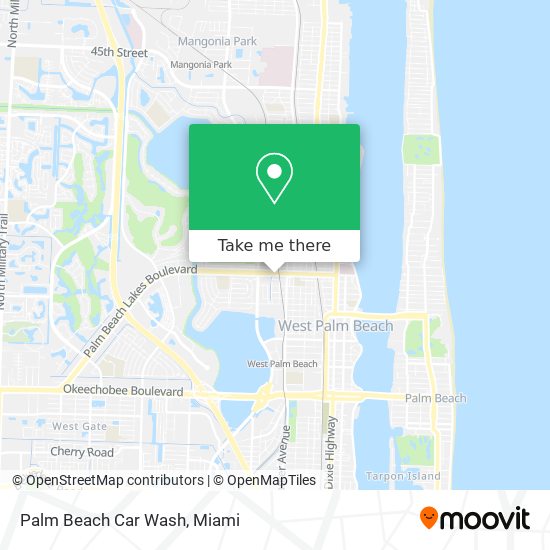 Mapa de Palm Beach Car Wash