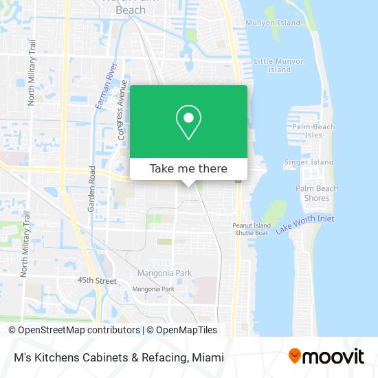 M's Kitchens Cabinets & Refacing map