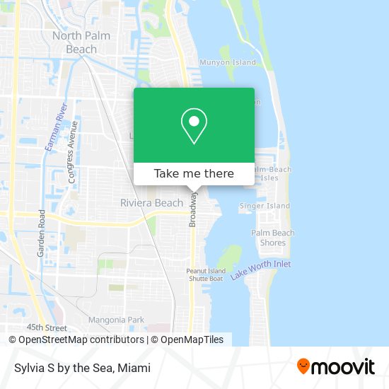 Sylvia S by the Sea map