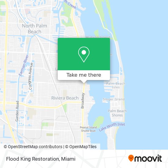 Flood King Restoration map