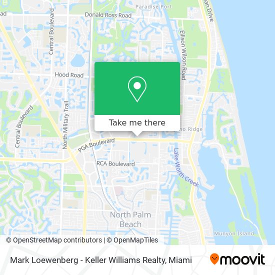 Mapa de Mark Loewenberg - Keller Williams Realty