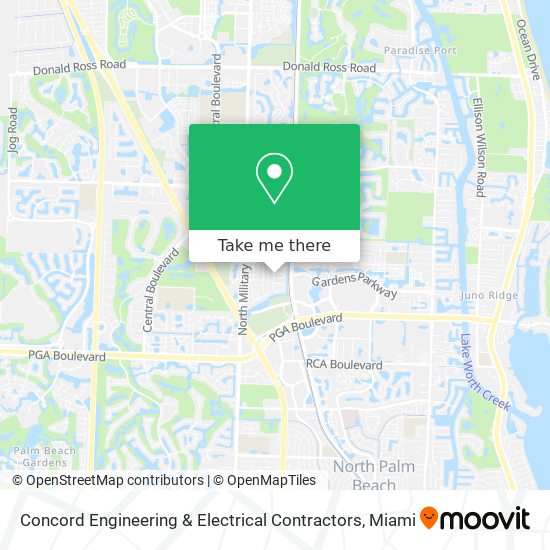 Concord Engineering & Electrical Contractors map