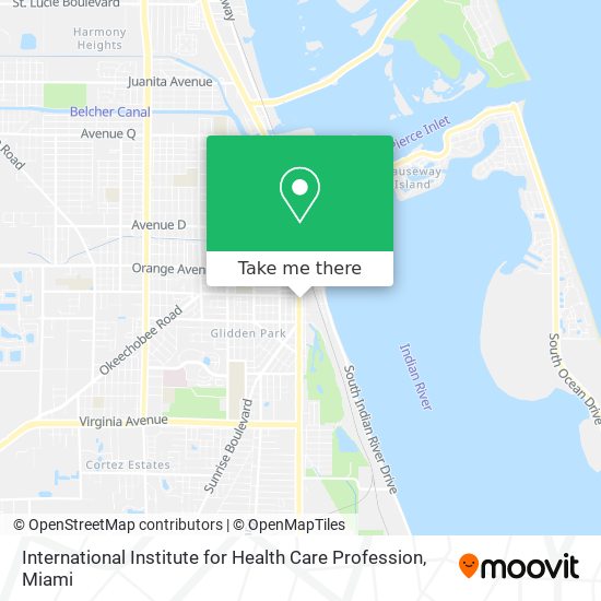 Mapa de International Institute for Health Care Profession