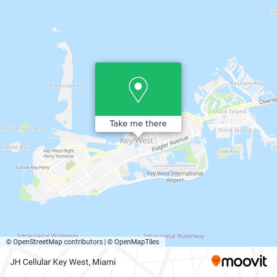 JH Cellular Key West map