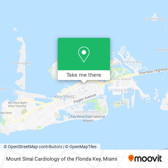 Mount Sinai Cardiology of the Florida Key map