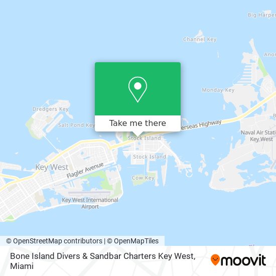 Mapa de Bone Island Divers & Sandbar Charters Key West