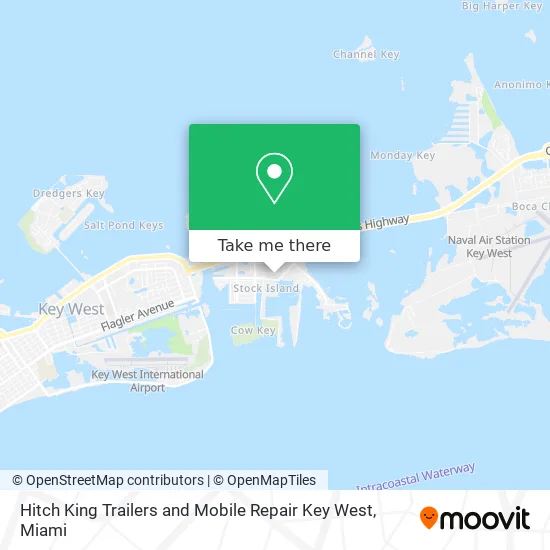 Hitch King Trailers and Mobile Repair Key West map
