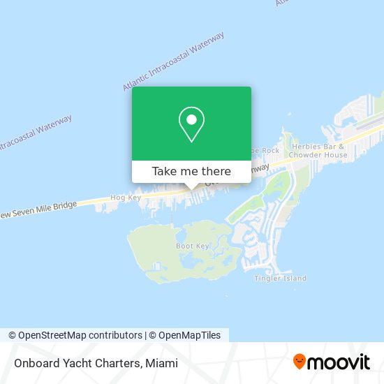 Onboard Yacht Charters map