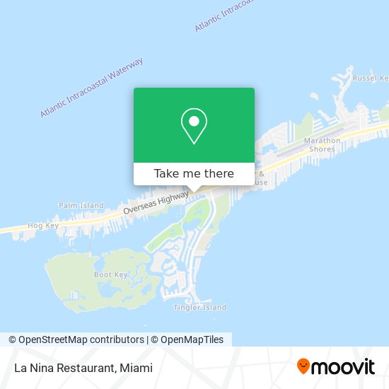 La Nina Restaurant map