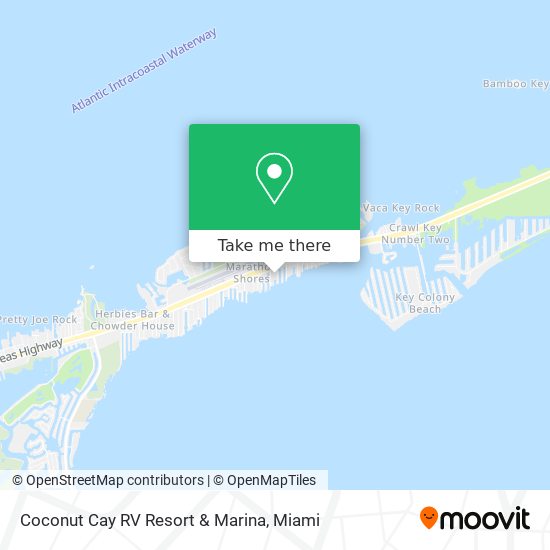 Coconut Cay RV Resort & Marina map