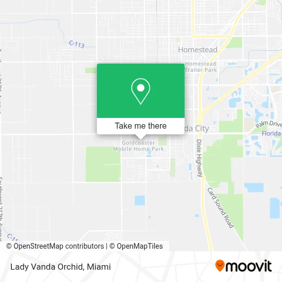 Lady Vanda Orchid map