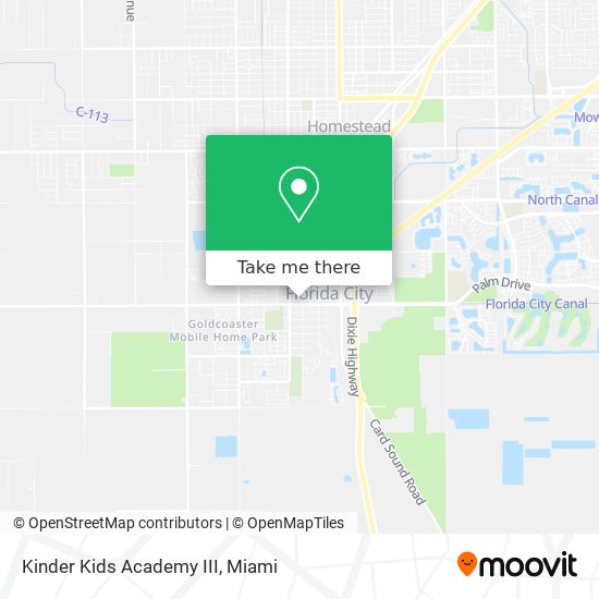 Mapa de Kinder Kids Academy III