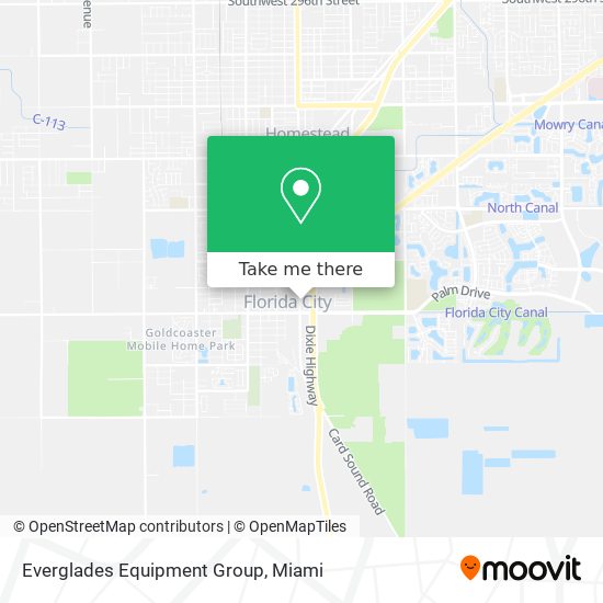 Everglades Equipment Group map