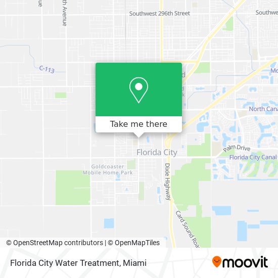 Mapa de Florida City Water Treatment