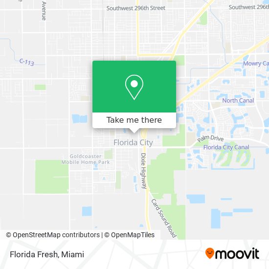Mapa de Florida Fresh