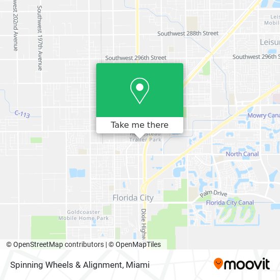 Mapa de Spinning Wheels & Alignment