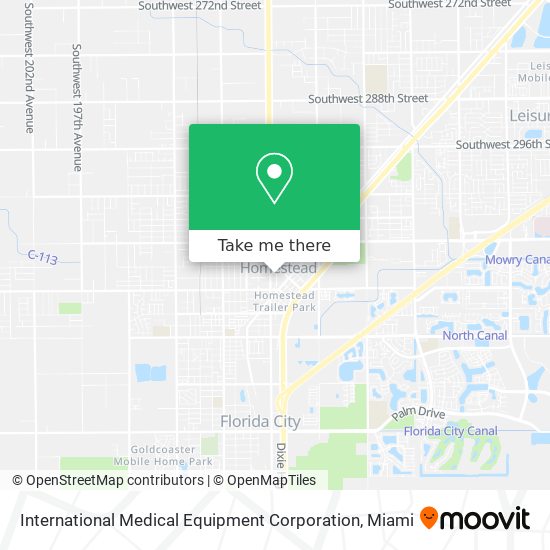 Mapa de International Medical Equipment Corporation