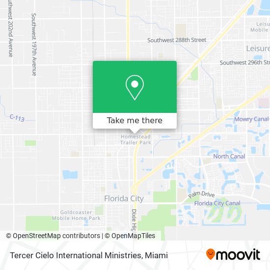 Tercer Cielo International Ministries map