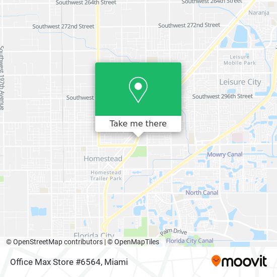 Mapa de Office Max Store #6564