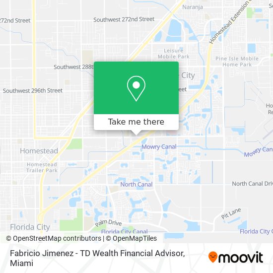 Mapa de Fabricio Jimenez - TD Wealth Financial Advisor