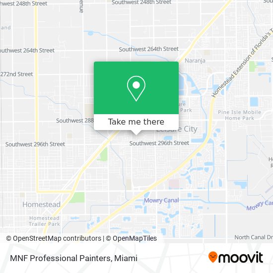MNF Professional Painters map