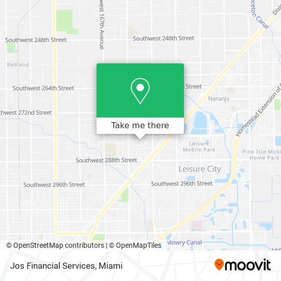 Jos Financial Services map