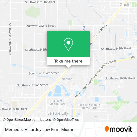 Mapa de Mercedez V Lorduy Law Firm