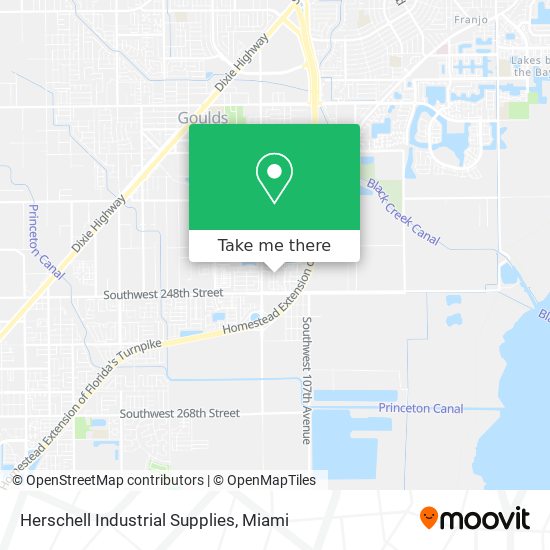 Mapa de Herschell Industrial Supplies