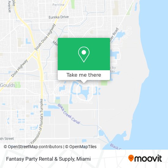 Fantasy Party Rental & Supply map