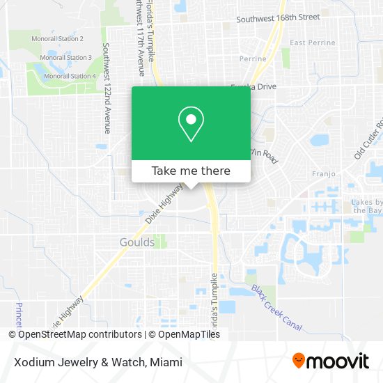 Mapa de Xodium Jewelry & Watch