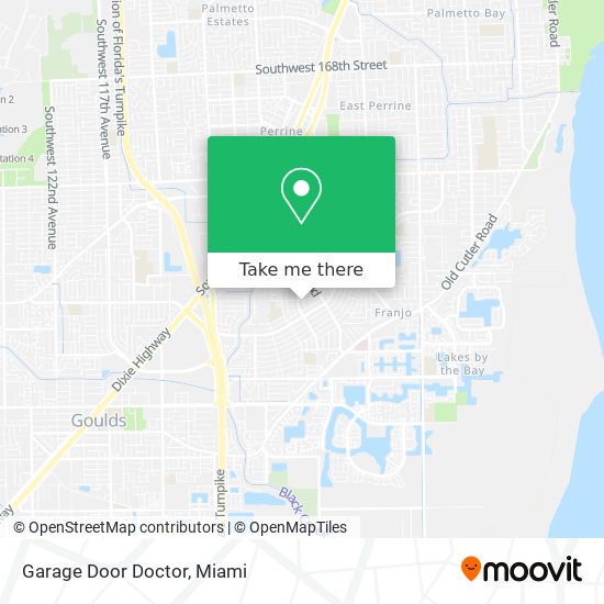 Mapa de Garage Door Doctor