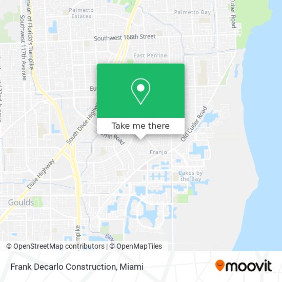 Mapa de Frank Decarlo Construction