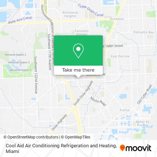 Cool Aid Air Conditioning Refrigeration and Heating map