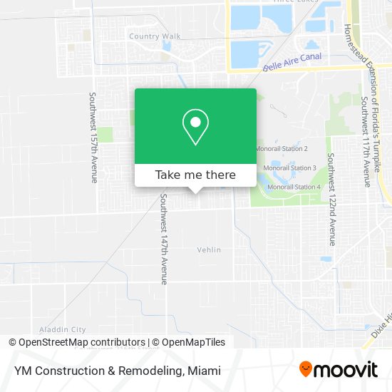 YM Construction & Remodeling map