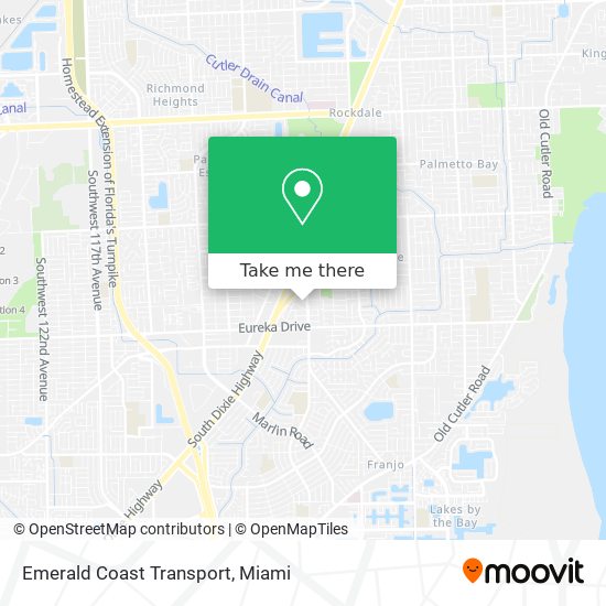 Emerald Coast Transport map