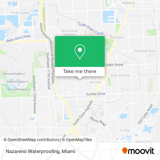 Nazareno Waterproofing map