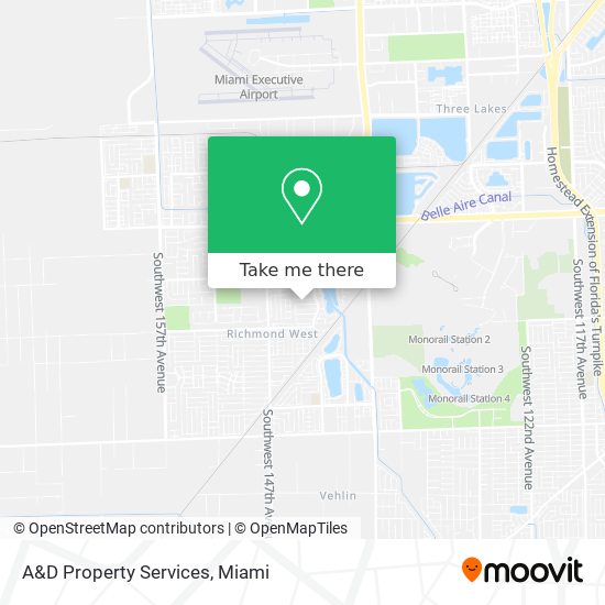 A&D Property Services map