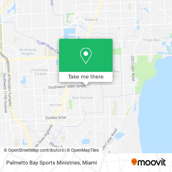 Mapa de Palmetto Bay Sports Ministries