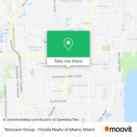 Manzano Group - Florida Realty of Miami map