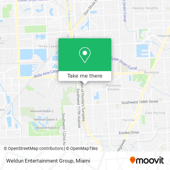 Weldun Entertainment Group map