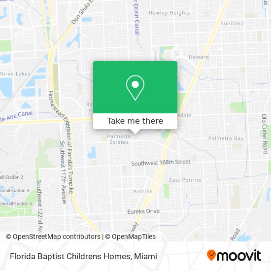 Florida Baptist Childrens Homes map