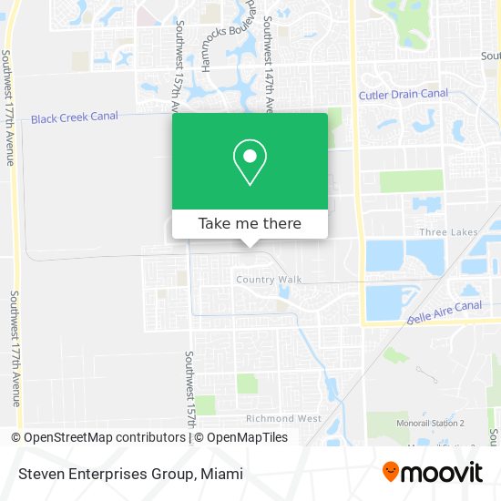 Mapa de Steven Enterprises Group