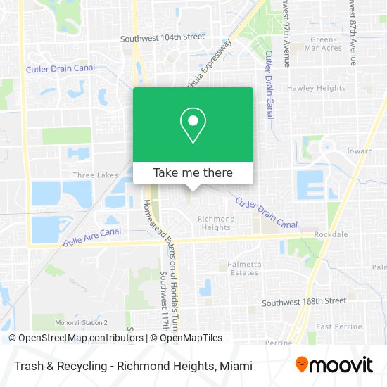 Mapa de Trash & Recycling - Richmond Heights