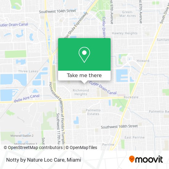 Notty by Nature Loc Care map