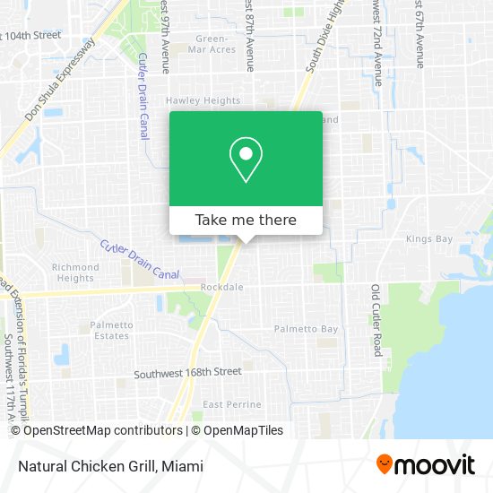 Natural Chicken Grill map
