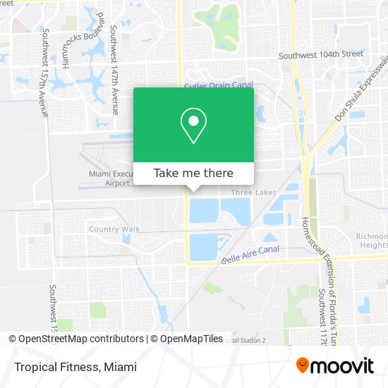 Tropical Fitness map