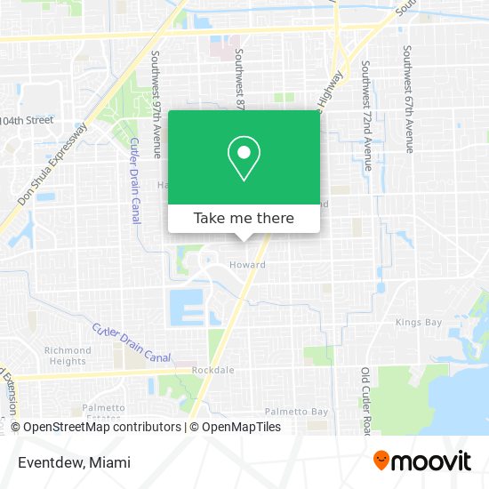 Eventdew map