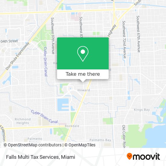 Falls Multi Tax Services map