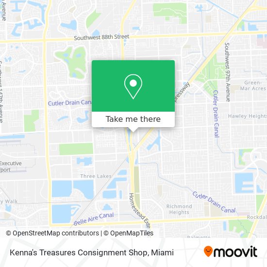 Mapa de Kenna's Treasures Consignment Shop
